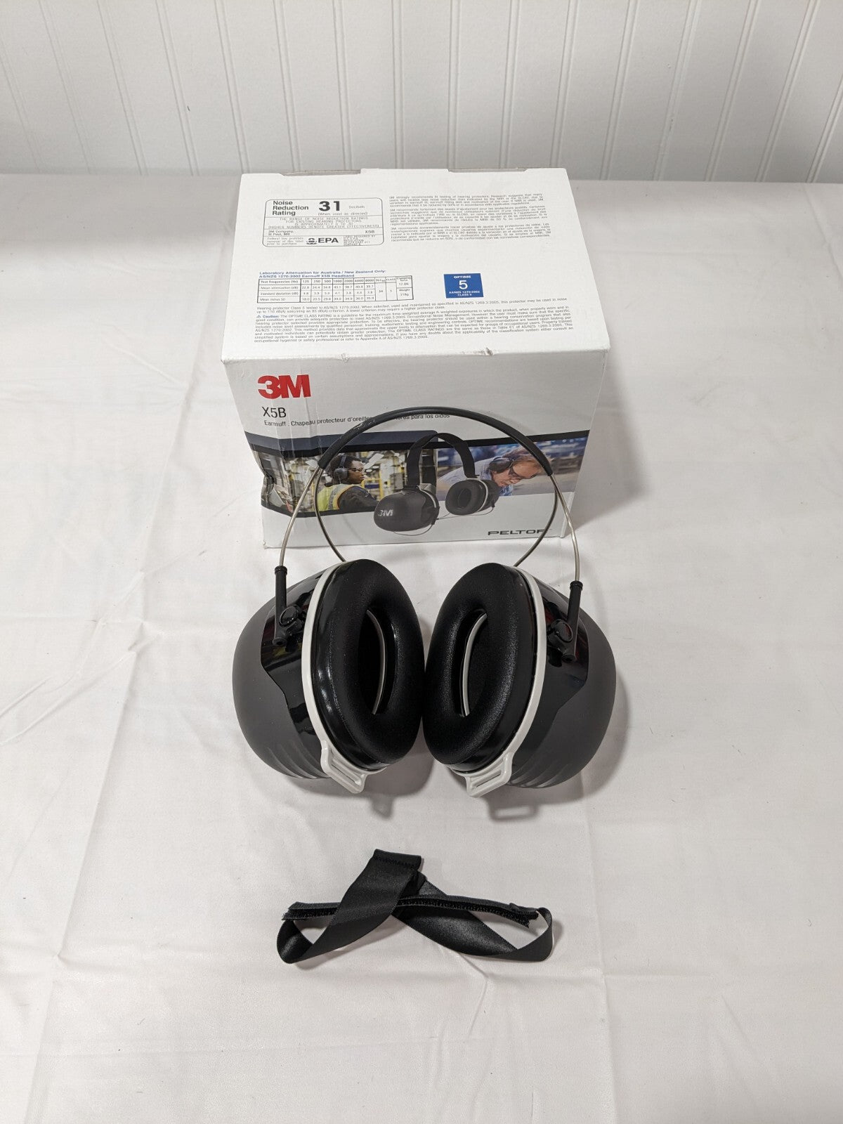 3M Behind the Head Earmuffs: Polyurethane Cushion X5B 7100123163