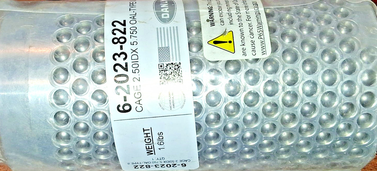 Dayton Lamina Die Spring Ball Bearing Cage 3/8" Ring Thickness 3" OAL 6-2023-8