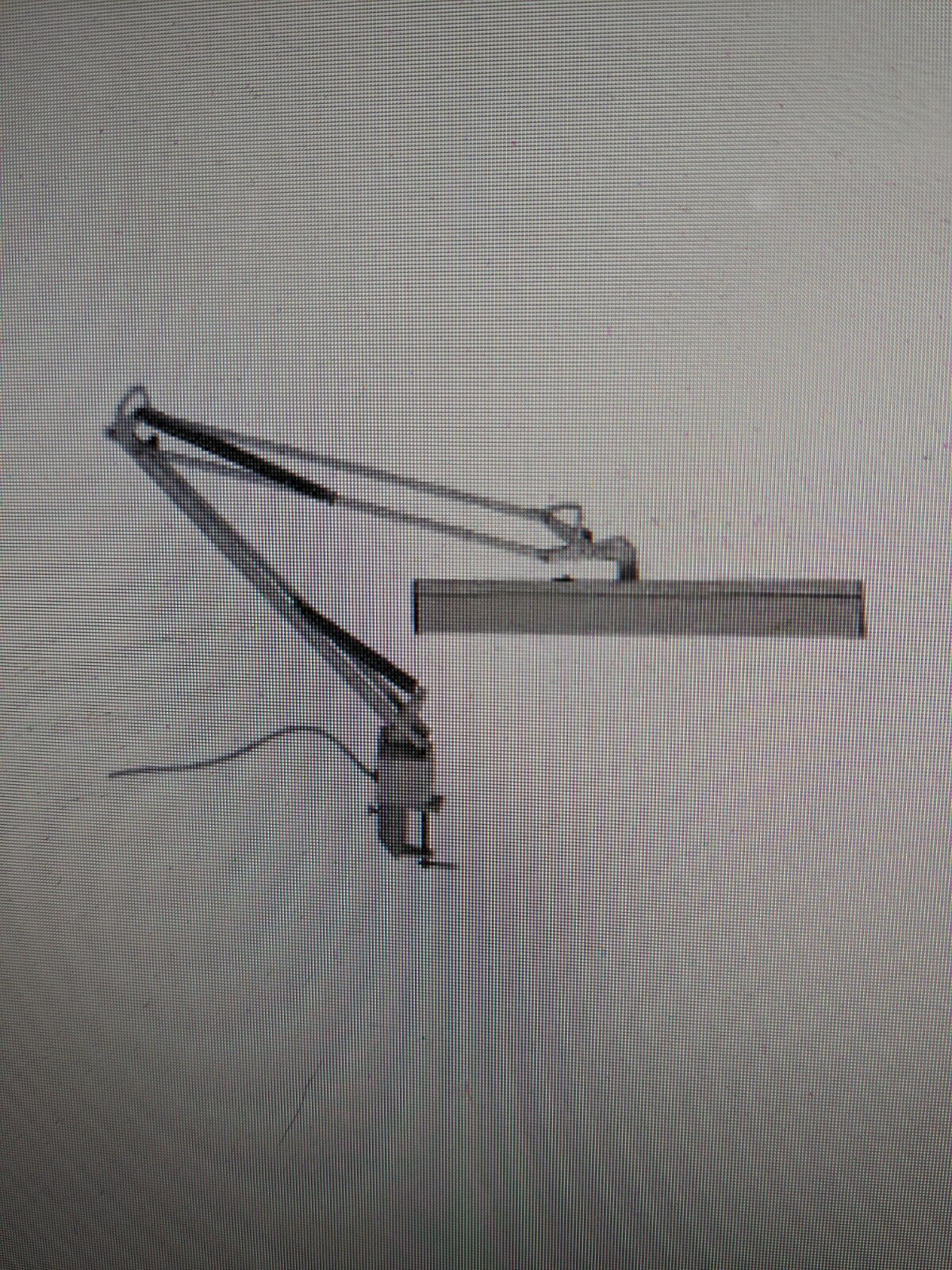 20 VAC, 15 Watt, Swing Arm Machine Light Clamp Mount, 5 Ft. Cord, White LTS122M