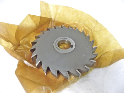 Precision Side Milling Cutter 5" Dia x 7/16" W x 1" Hole 22T 301-