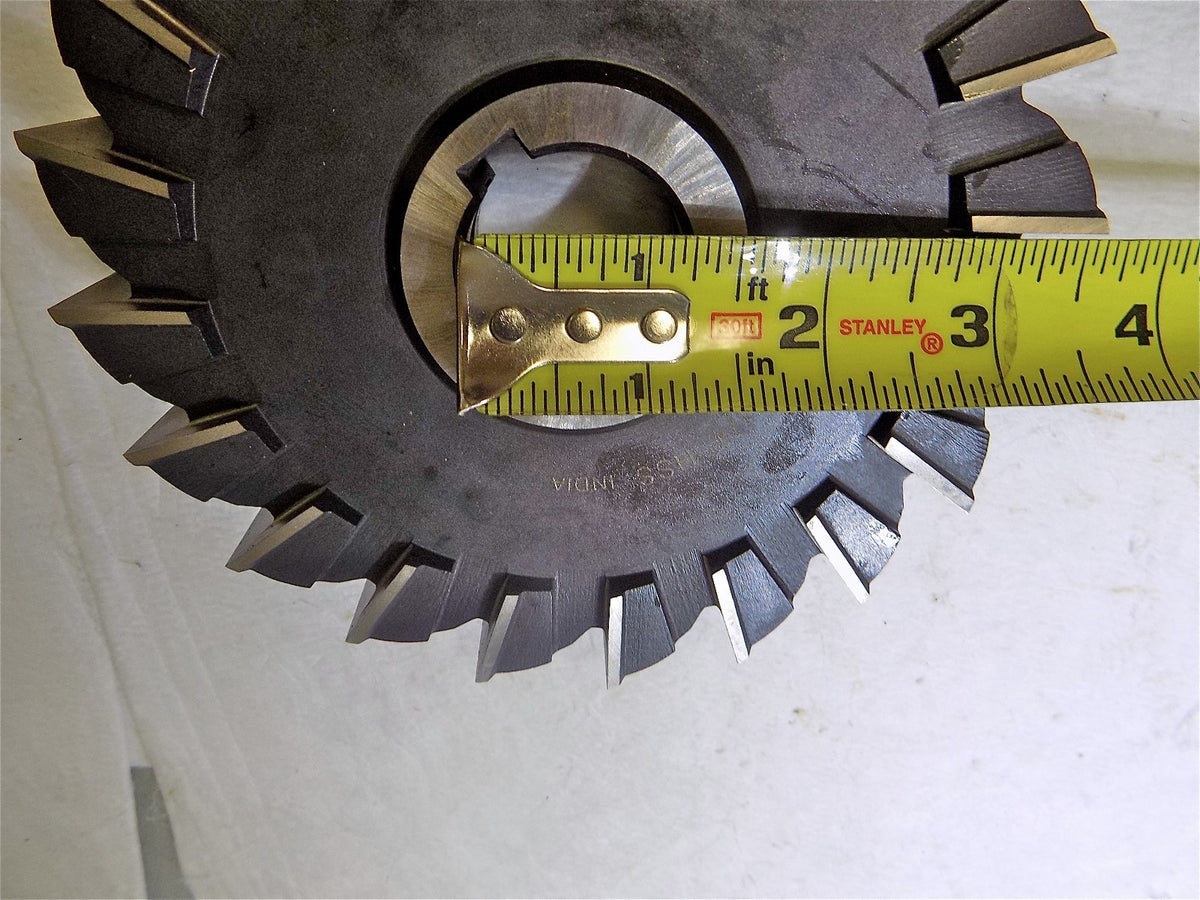 Interstate HSS Straight Teeth Side Milling Cutter 6" x 1" x 1-1/4&quot