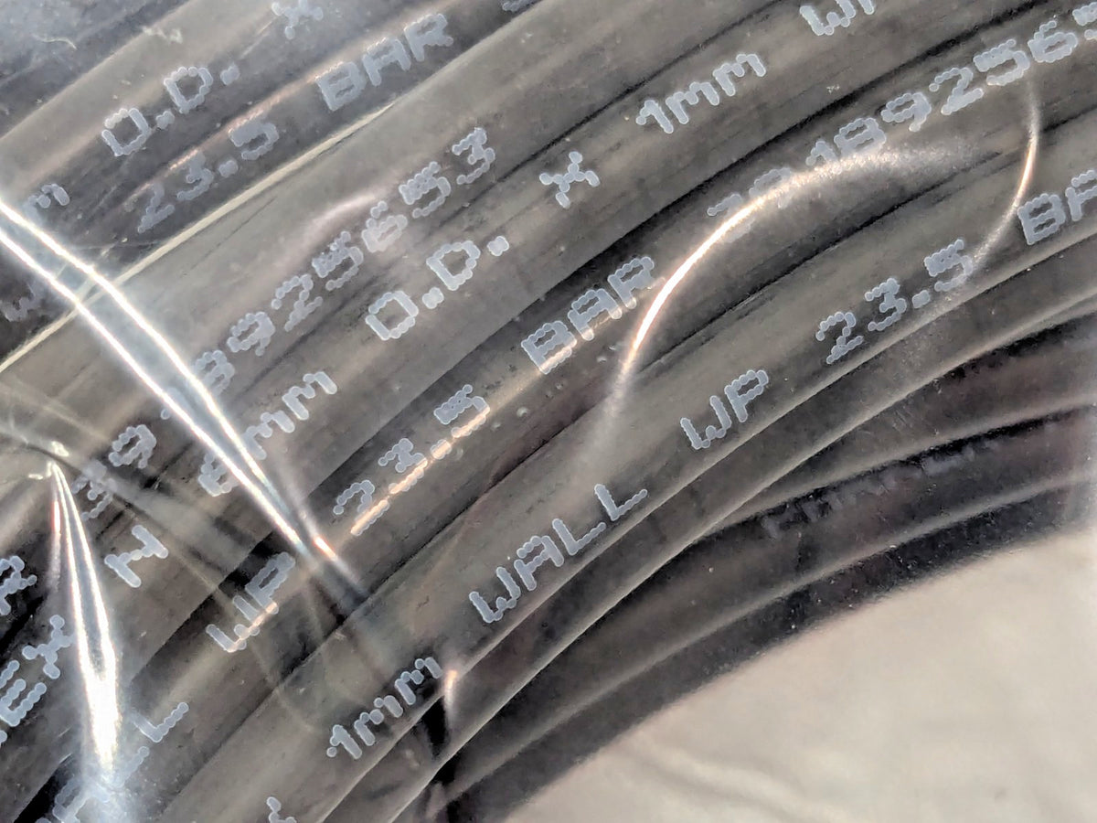 Parker Black Nylon Tube 100 Ft Long 341 Max PSI NB6X1