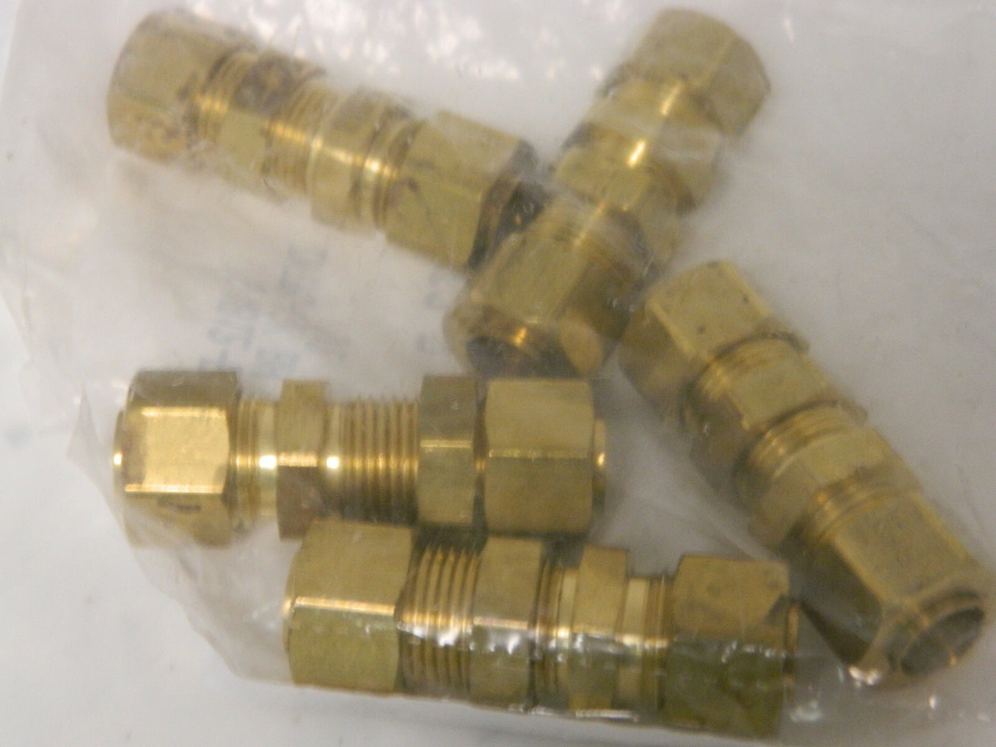 Parker Metal Flareless Bite Type Tube Fittings 1/2 OD BH Union Qty 5 TPH8WBI2-B