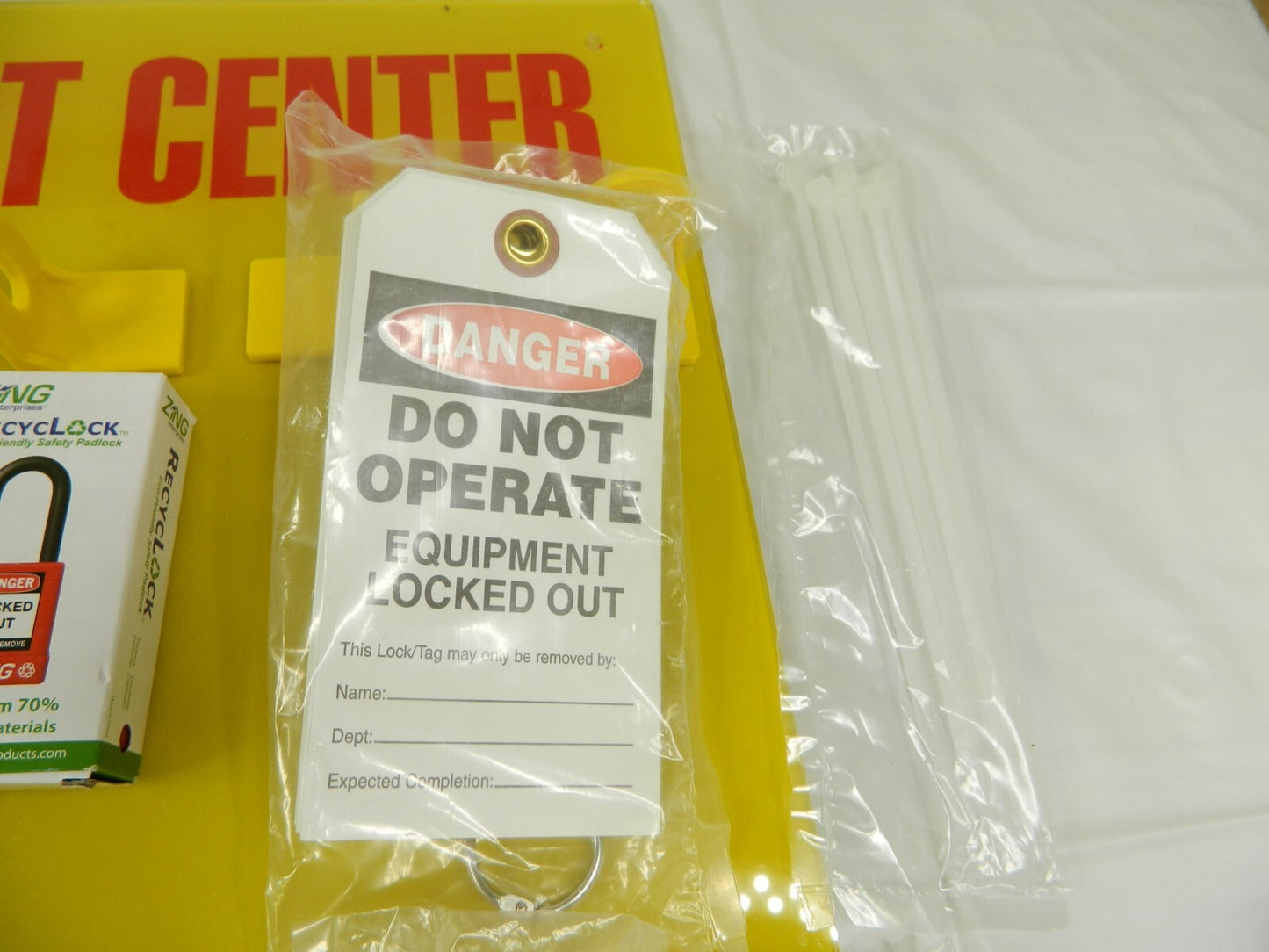 SkillCraft Equipped Lockout Device &amp; Tag Station 8 Padlocks Max 42323261