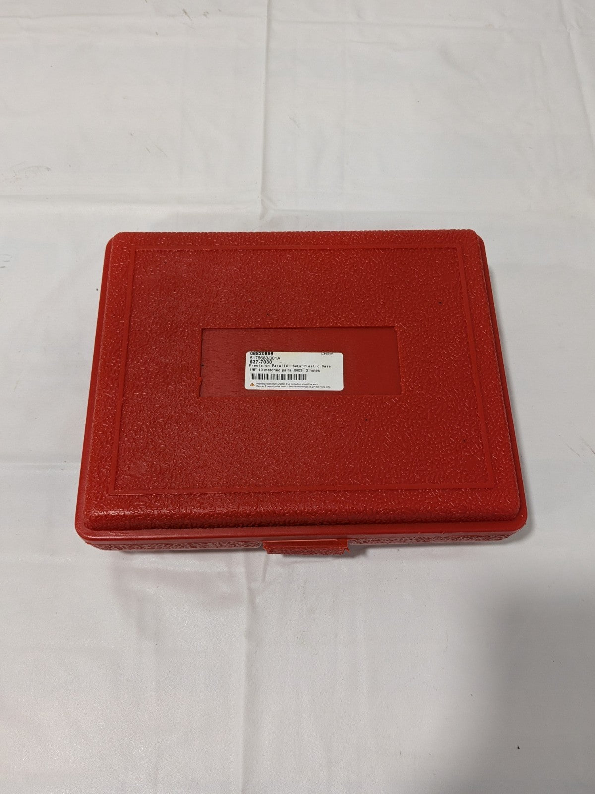 16 Pc Alloy Steel Thin Parallel Set 6" Long x 1/8" Thick 637-7030 INCOMPLETE