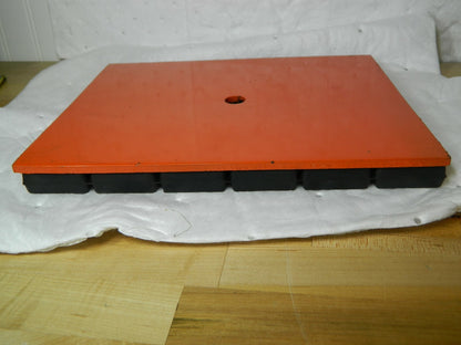 Mason Machinery Leveling Pad & Mat 12" x 10" x 1" Neoprene & Steel MBSW10X12