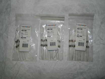 Ferraz Shamut Time Delay Miniature Glass Fuse 250 VAC 1A 25PK #GDG-V1-MSC
