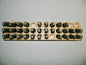 C.H. Hanson Heavy Duty Steel Stamp Set Character Size 1/2" G13240 INCOMPLETE