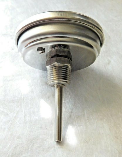 Wika Bi-Metal Thermometer SS 2-1/2" Stem 50 to 400° F TI.30 30025A009G4