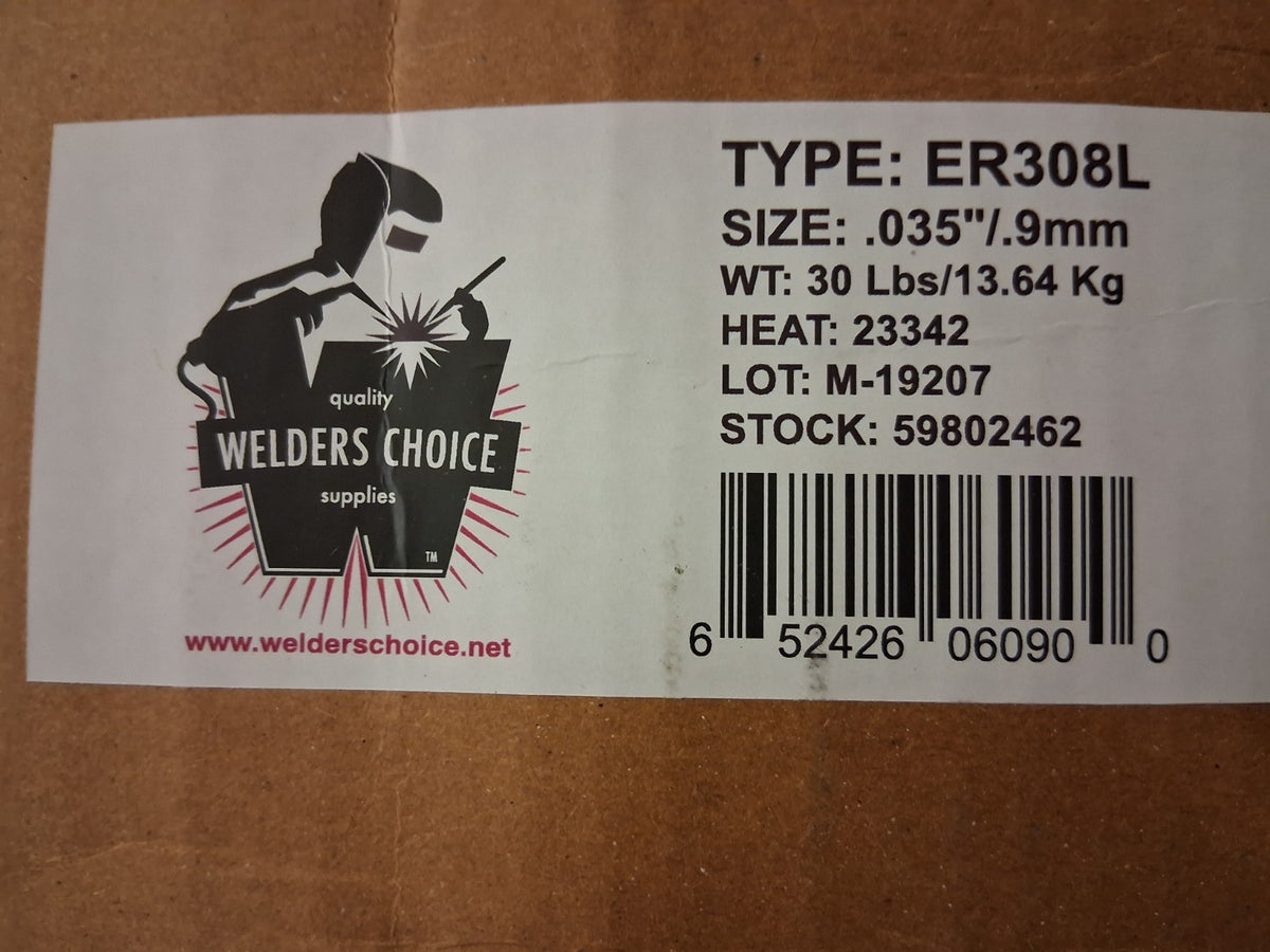 Welders Choice MIG Stainless Steel Welding Wire ER308L 59802462 DAMAGED SPOOL