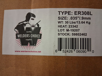 Welders Choice MIG Stainless Steel Welding Wire ER308L 59802462 DAMAGED SPOOL