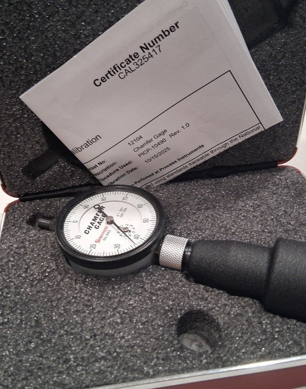 Starrett Internal Chamfer Gage 0 to 1" 0 to 90 ° 63686