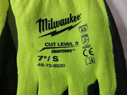 Milwaukee Tool Cut-Resistant Gloves 2PK Size S 48-73-8930