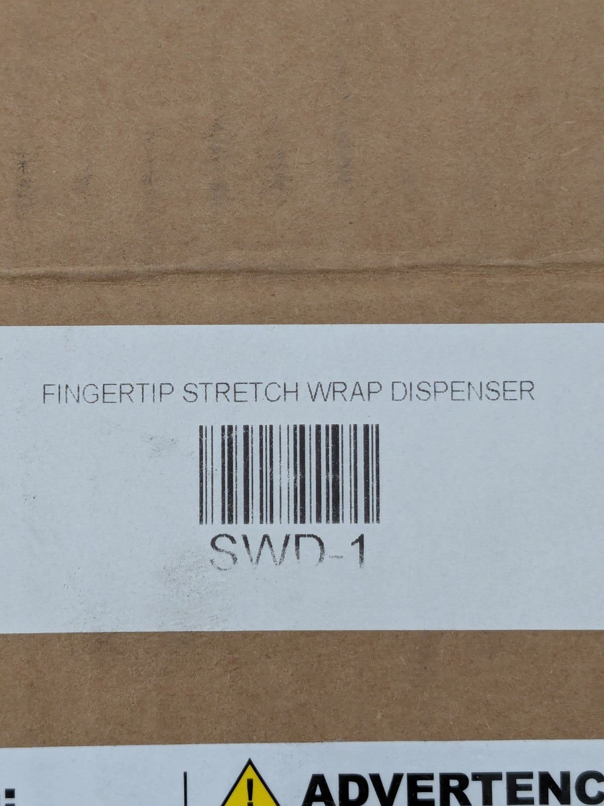 Vestil 3" Fingertip Stretch Wrap Dispenser 2 Pairs SWD-1