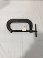 Crescent C-Clamp: 6" Max Opening, 4-1/8" Throat Depth, Regular-Duty 78