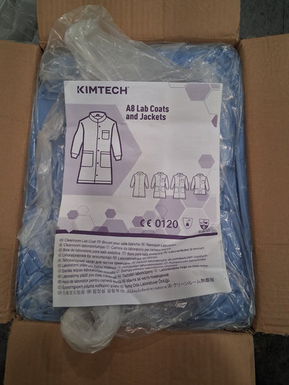 Kimtech Pure General Purpose 3 Pocket Lab Coat QTY25 Size 2XL 3 Pocket 10034