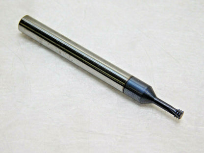 Carmex Carbide Mini Thread Mill No 8-36UN 0.13" Cut Diam 3FL S0250C3536UN