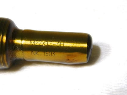 SPI Metric Taperlock Thread Plug Gage Single End M22x1.5 Thread GO 34-559-5