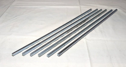 Precision Brand Key Stock  3/16" SQ x 12" Long Zinc-Plated Steel  *QTY 6*  14200