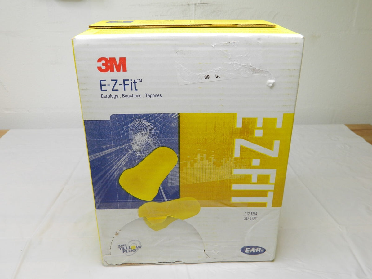 3M Earplug: 28dB, Foam, Bell, Roll Down, Corded Approx. 200 Pairs 7000127211