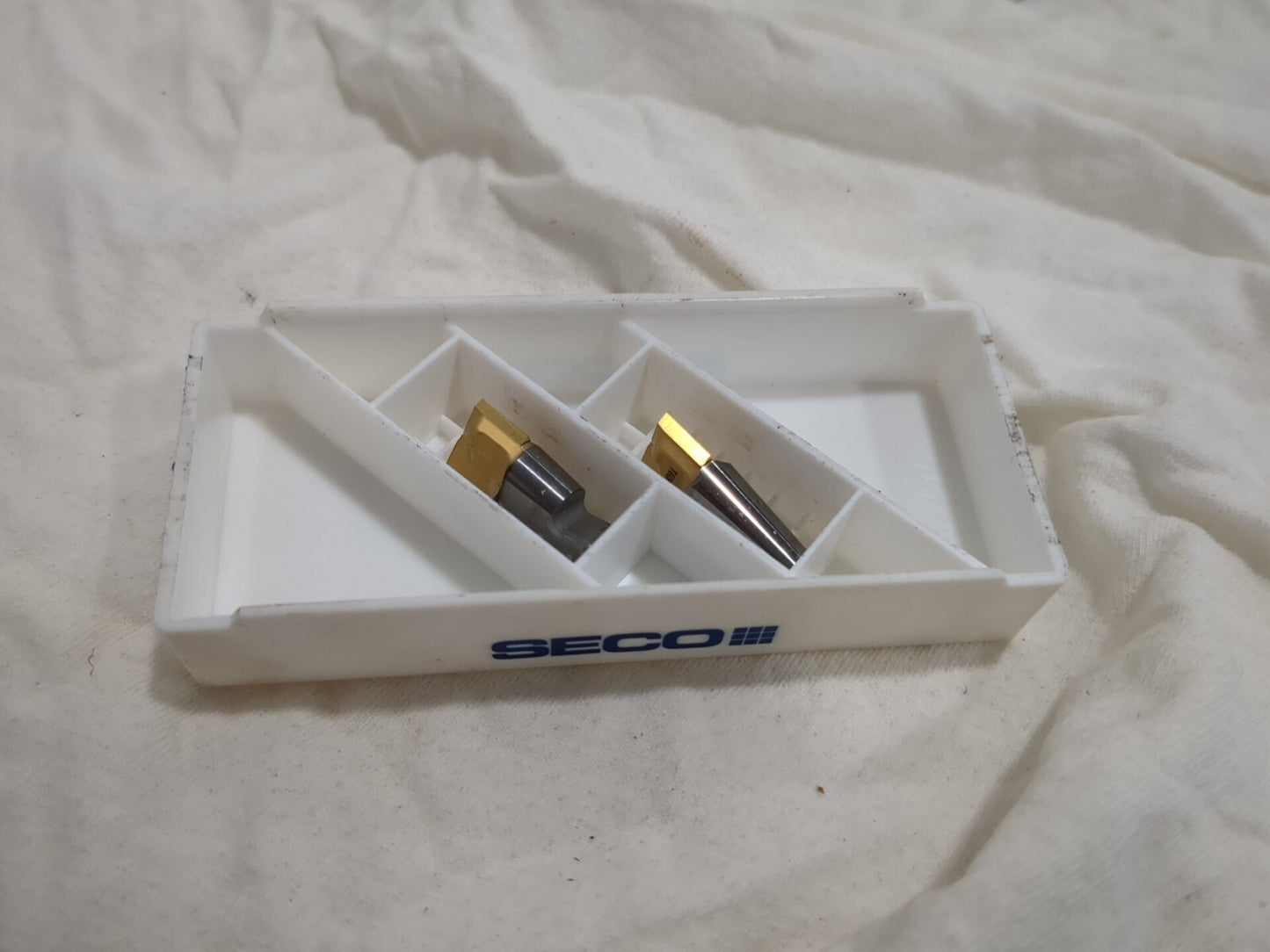 SECO Slotting Milling Tip Insert 2pk: MM10-0.375-M03 T60M, Carbide