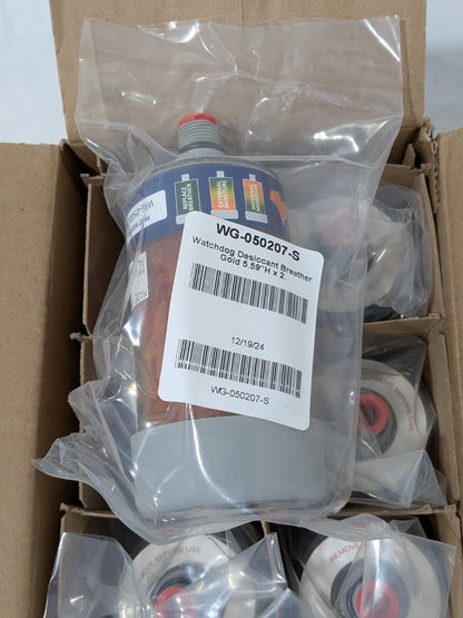 Trico Desiccant Breather 3/8" Thread, 3-1/4" Dia, 3-1/4" H Qty 6 WG-050207-S
