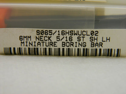 SPI Miniature Boring Bar 6mm Neck 5/16 Straight Shank S065 16HSWUCL02 01907690