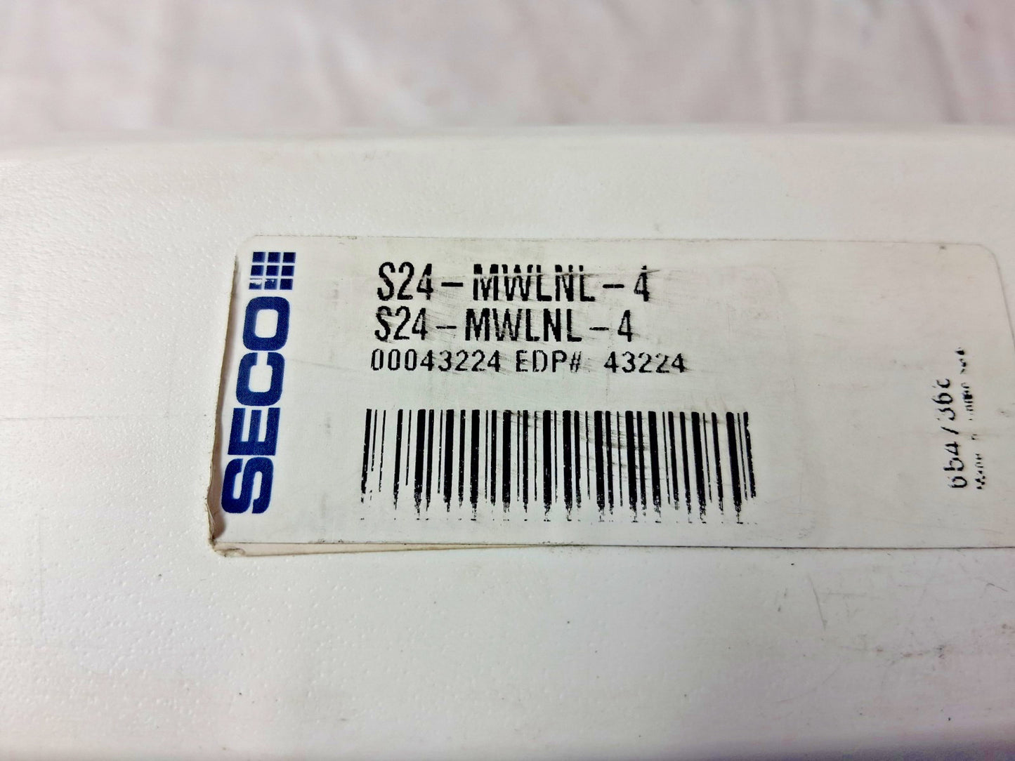 Seco Indexable Boring Left Hand Bar S24-MWLNL-4 1.7800" Min Bore 00043224