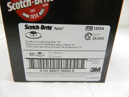 3M Quick-Change Disc Roloc TS, 2″ Disc Dia, AO, Non-Woven Qty. 50 7000120667
