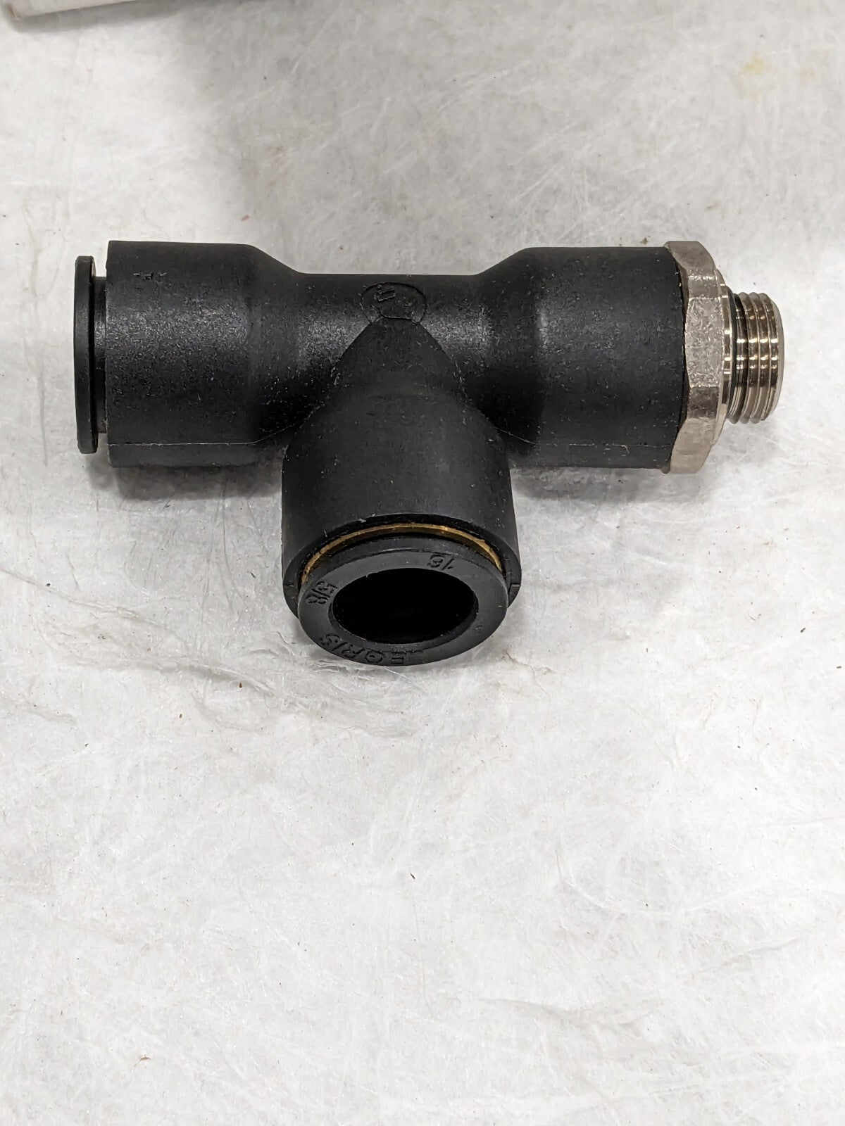 LEGRIS Push-To-Connect Tube Fitting: Male Run Tee, 3/8" Thread Qty 5 3193 1