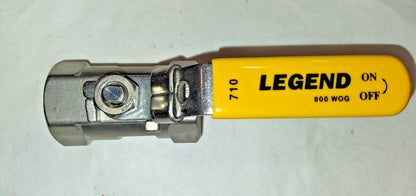Legend Valve Standard Ball Valve 1" Pip Standard Port Stainless Steel 113-125