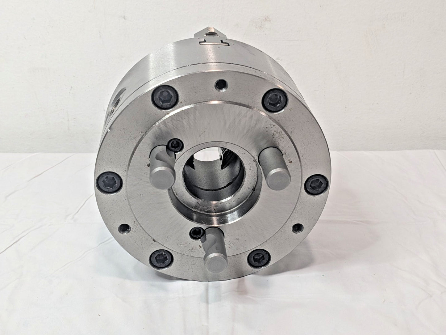 Bison 3 Jaws 6" Diam Self Centering Manual Lathe Chuck D1-4 Mount 7-803-0634