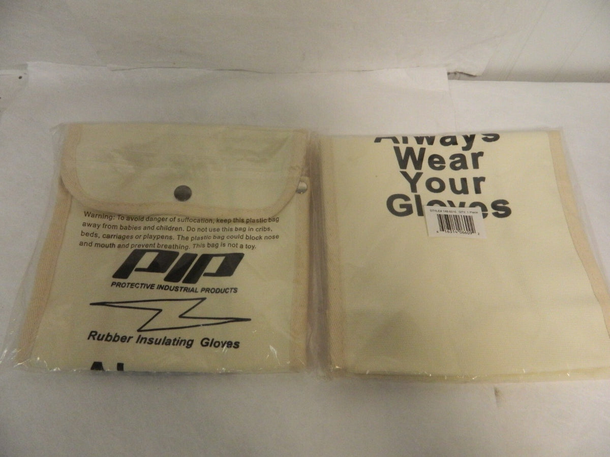 PIP Glove Bag Unlined 16" Long Canvas Natural Qty 2 148-6016