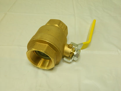 CONTROL DEVICES 2-Way Manual Ball Valve: 1-1/2 Pipe, Full Port BVP15P15-0AA