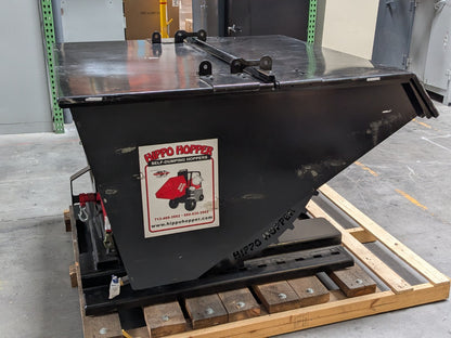 Hippo Hopper Heavy Duty Self-Dumping Hopper w/ Lid and Drain Valve HH24HD