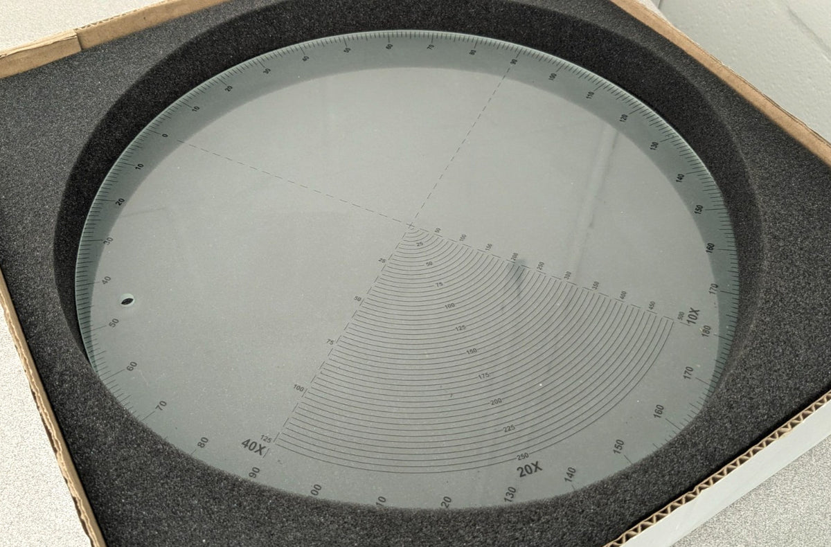 CMI 12" Comparator Screen 1 Degree Graduation  CMI0098