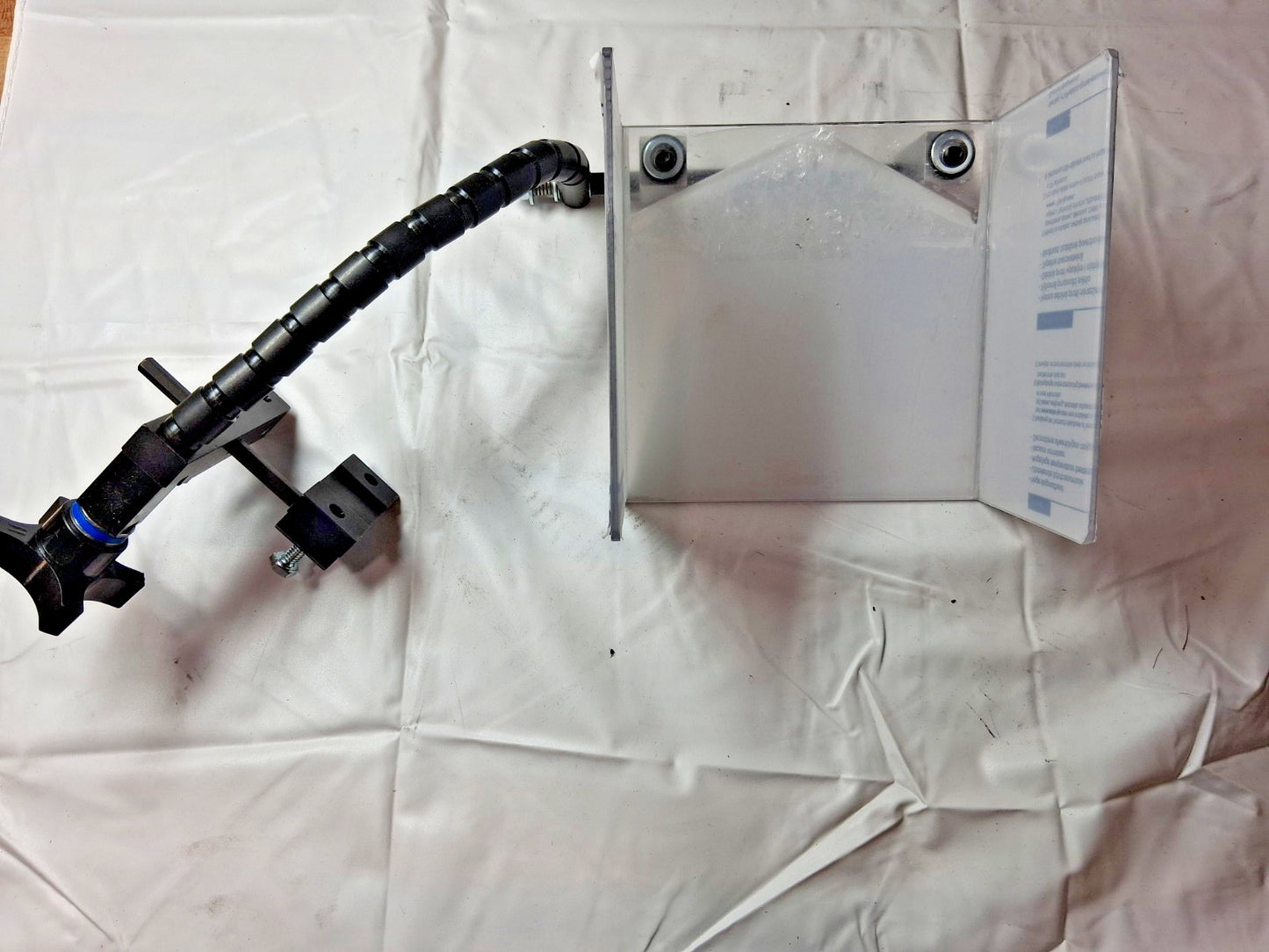 Flexbar Wing-Shaped Drill Press Shield with Base 13032