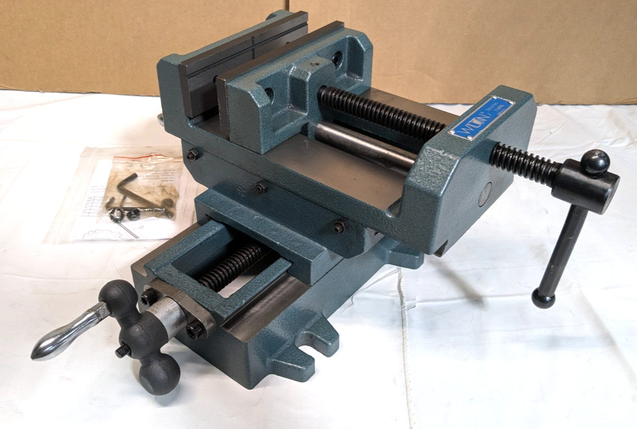 Wilton Cross Slide Drill Press Vise - 6" Jaw - 6" Opening - 7-1/4" OAH  11696
