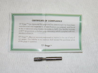 GF Gage Class 6G Go Truncated Taperlock M5 x 0.80 Thread Gage S0500806GGK