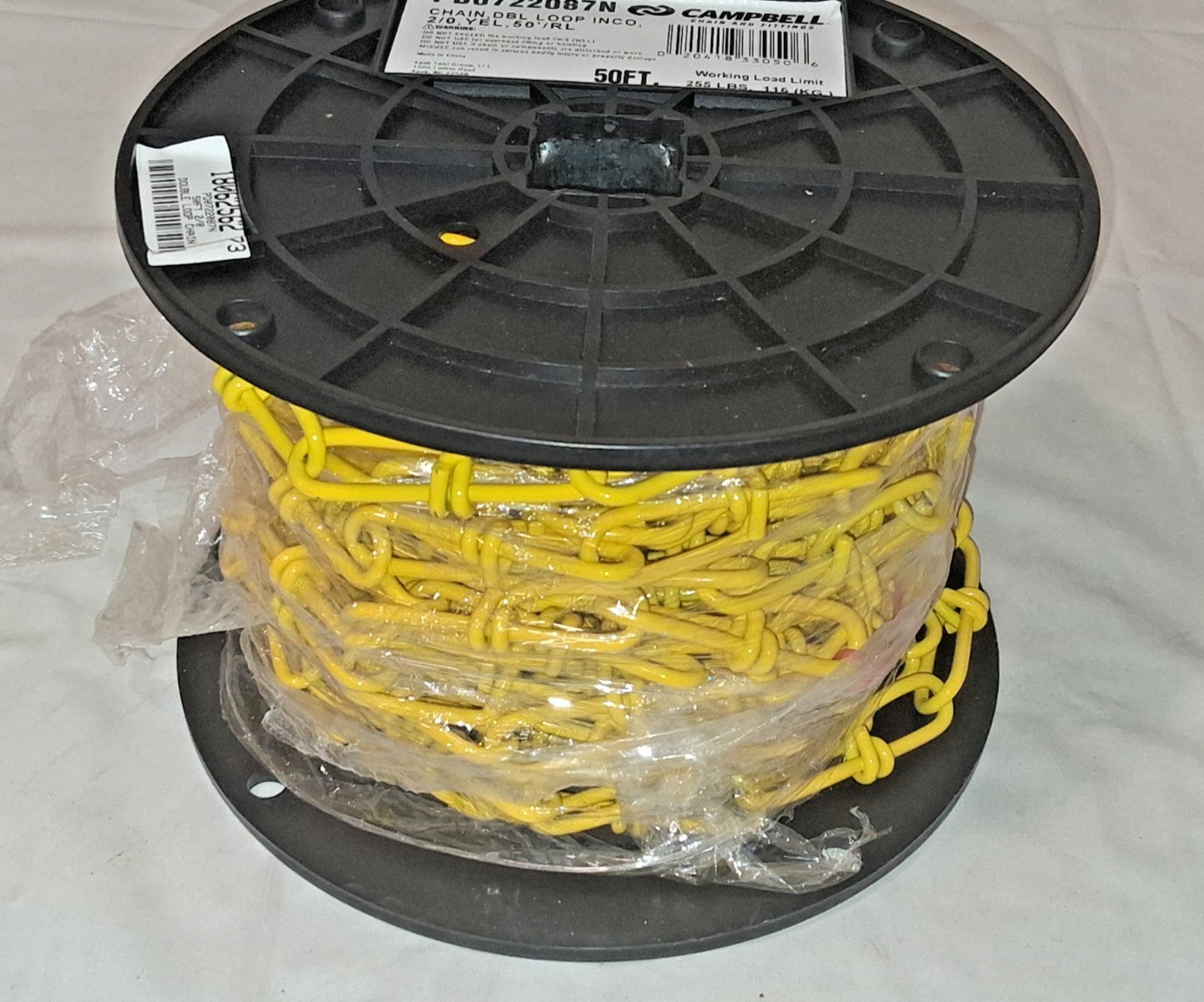 CAMPBELL Welded Chain 50FT 2/0 Double Loop PD0722087N