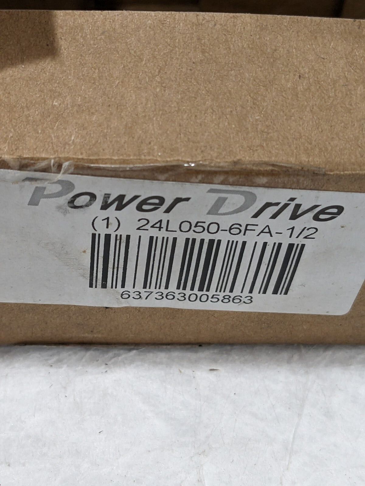 Power Drive Hub & Flange Timing Belt 24 Tooth 1/2" ID x 2.835" OD 24L050-6FA-1/2