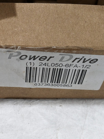 Power Drive Hub & Flange Timing Belt 24 Tooth 1/2" ID x 2.835" OD 24L050-6FA-1/2