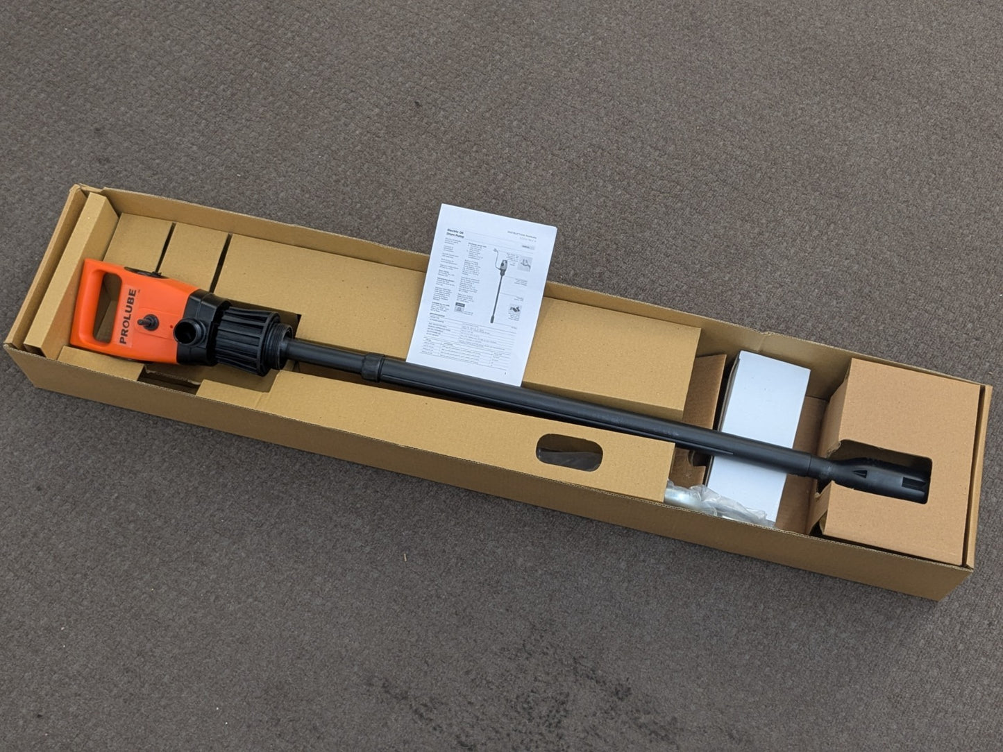Pro Lube Electric Oil Drum Pump w/ Non-Drip Attachment 4.2 GPM EDR/OL/AC/US