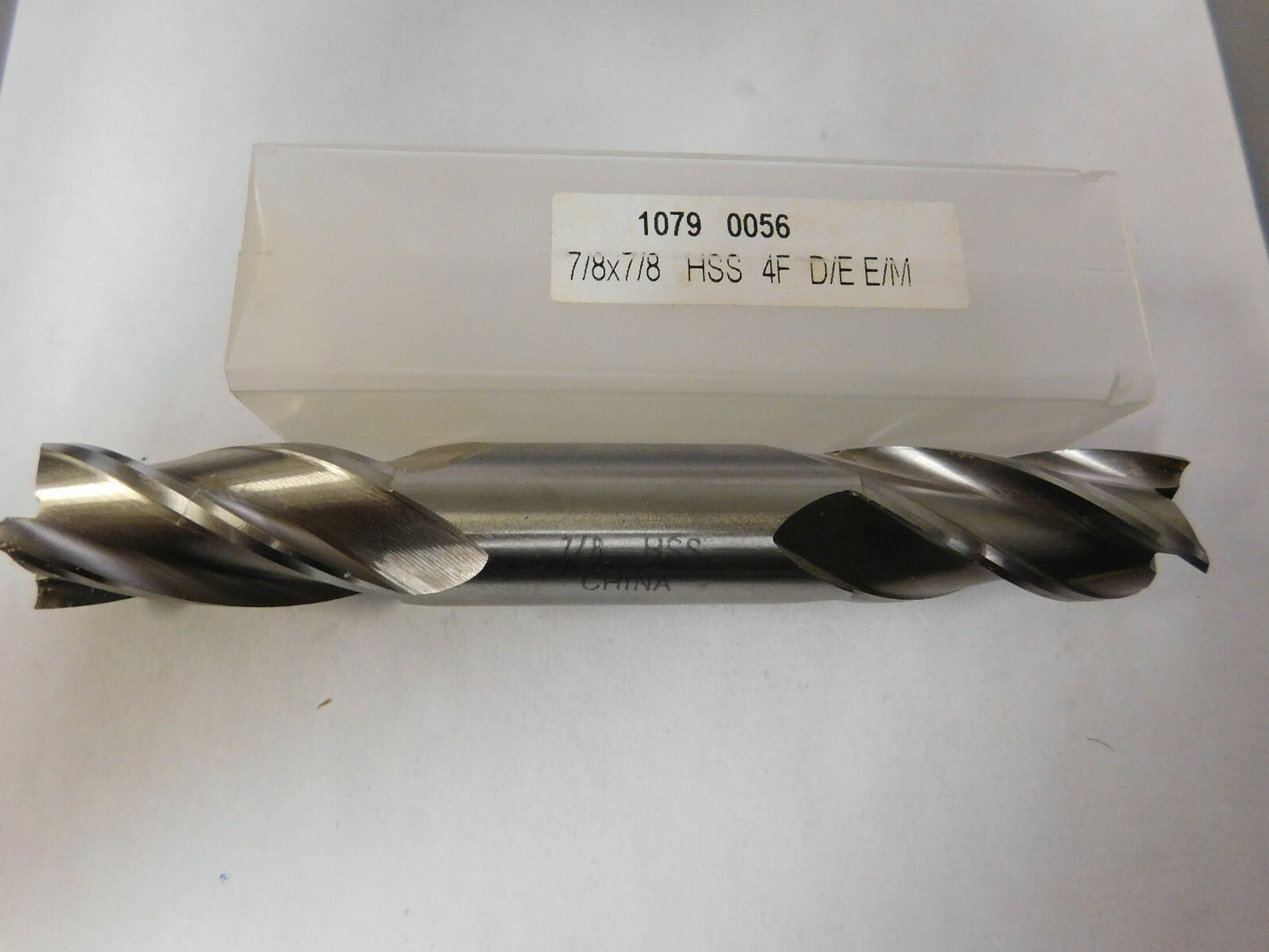 Interstate Spiral Double End Mill 7/8" x 1-7/8 x 6-1/8" HSS 4FL  01720580