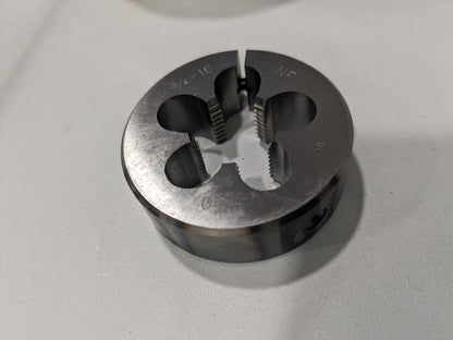OSG Round Die: 3/4-16, 2" OD, High Speed Steel 2712100
