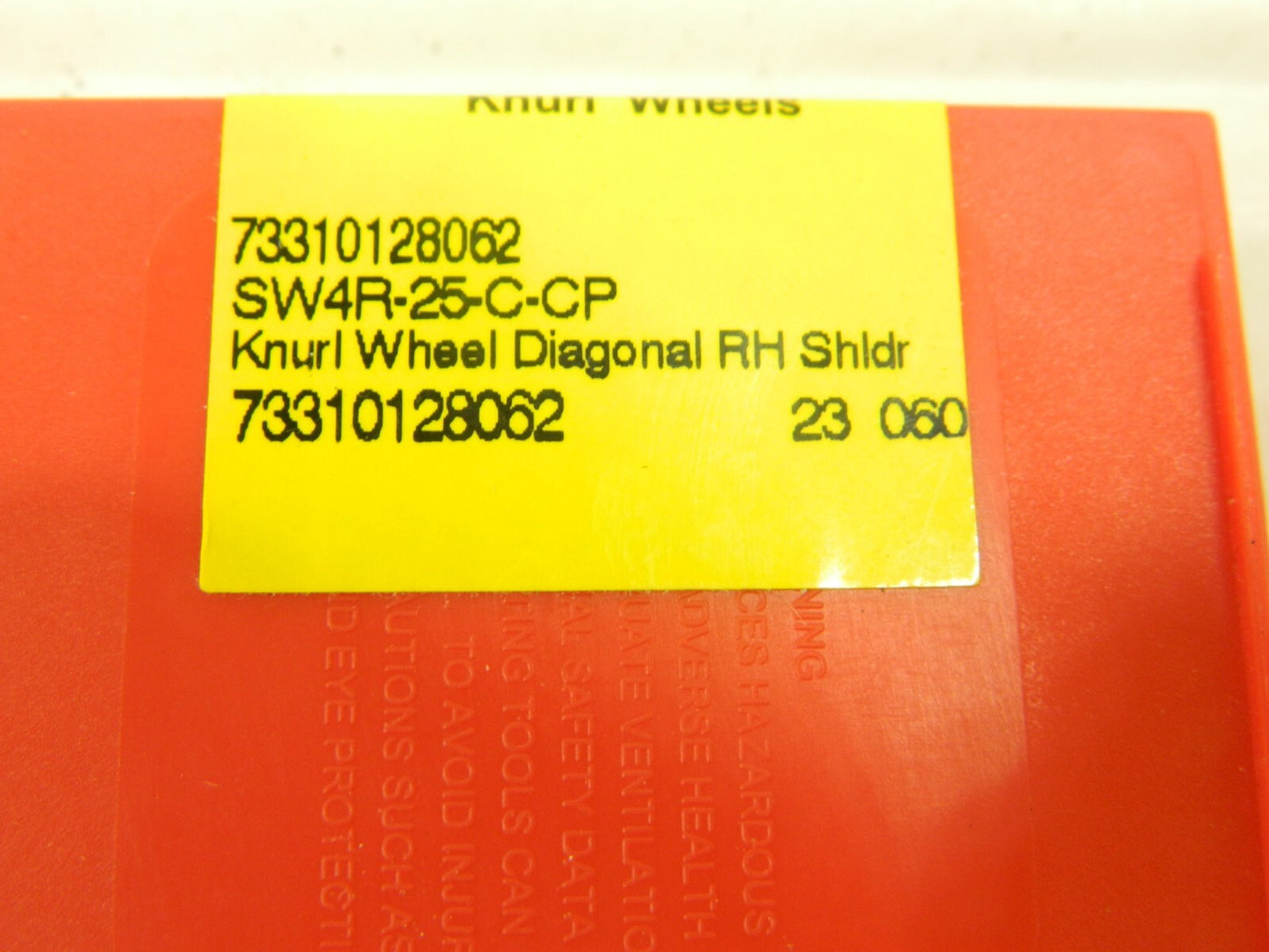Dorian Standard Knurl Wheel 1 Dia, 90 ° Tooth Angle, 25 TPI 73310128062