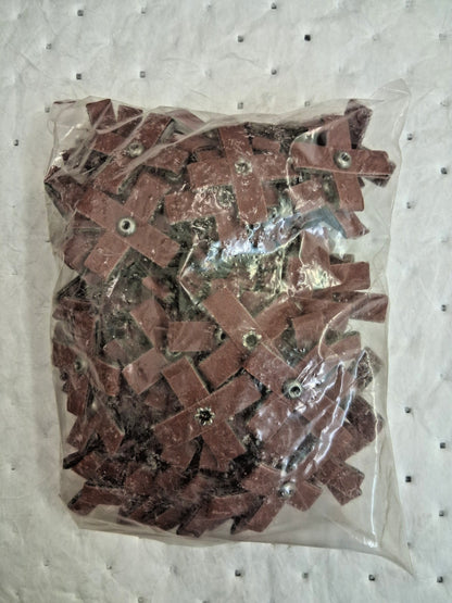 Pro Aluminum Oxide Cross Pads QTY100 Fine Grade 120 Grit 809775-69432