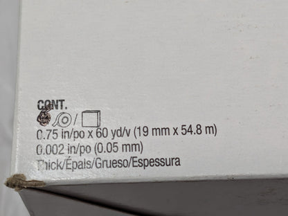 6 Rolls 3M Scotch ATG Adhesive Transfer Tape 924 General Purpose 0.75"X60yd 924