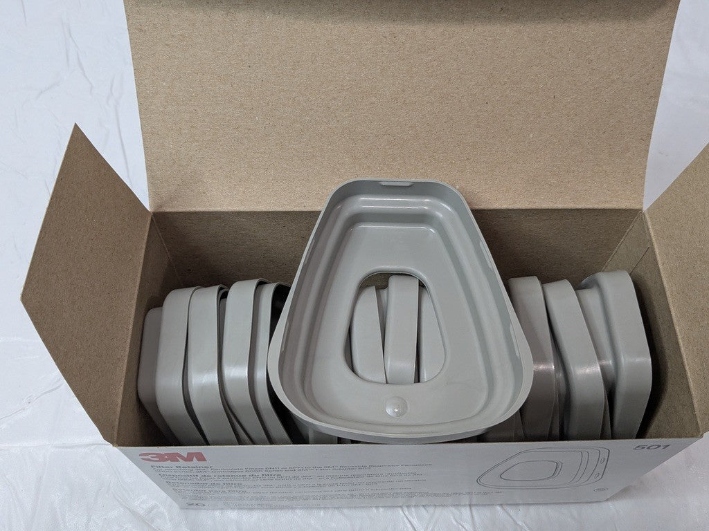 BOX OF 20 3M Filter Retainers 501 7100211073