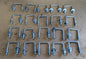 Gibraltar Square U-Bolts  3/8-16 x 1-1/2"L Thread  Zinc Plated Steel  *20 Pack*